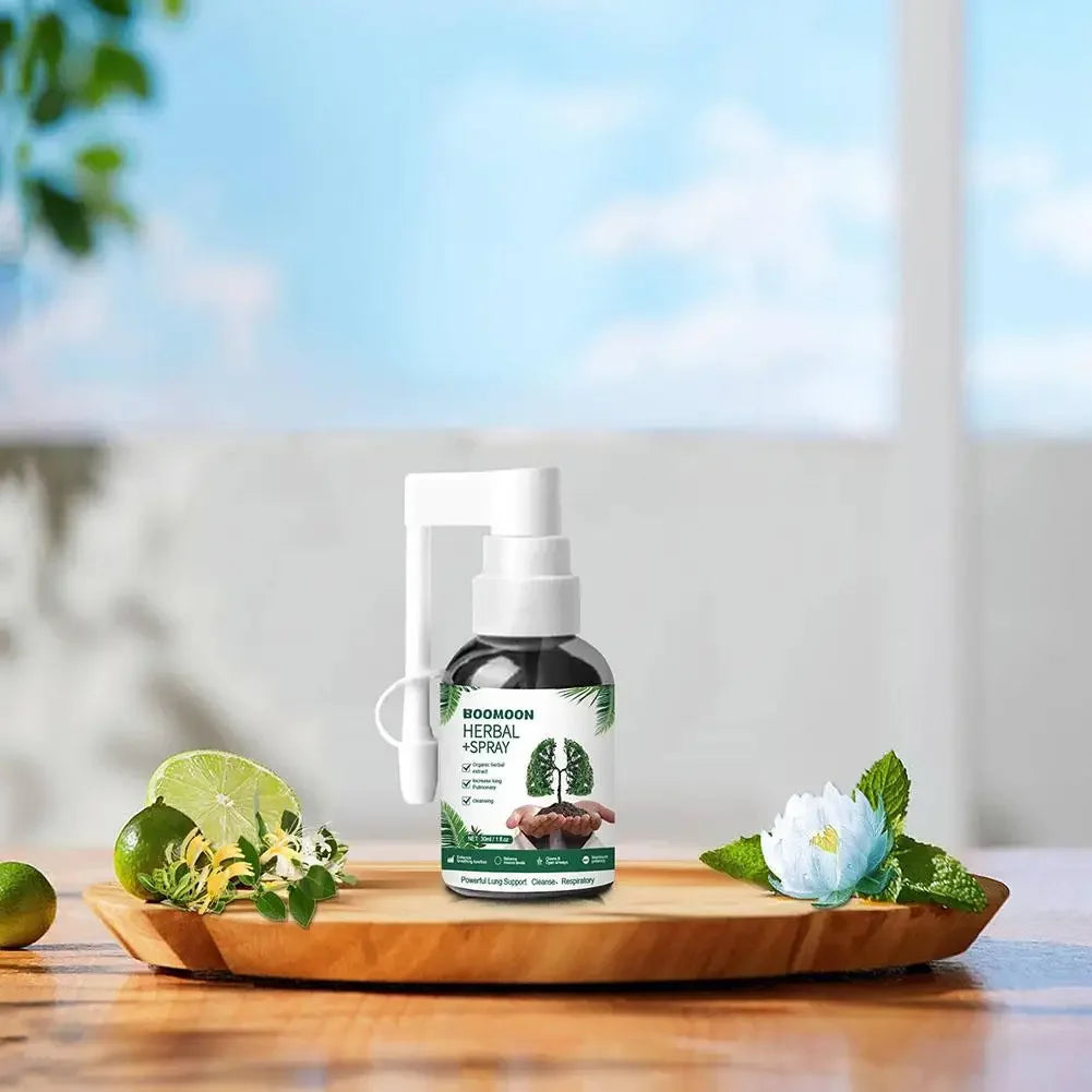 LOT Herbal Lung Cleanse Mist – Powerful Lung Support, Cleanse & Breathe – Herbal Mist Health Care Herbal Lung Cleanse Spray 30ml