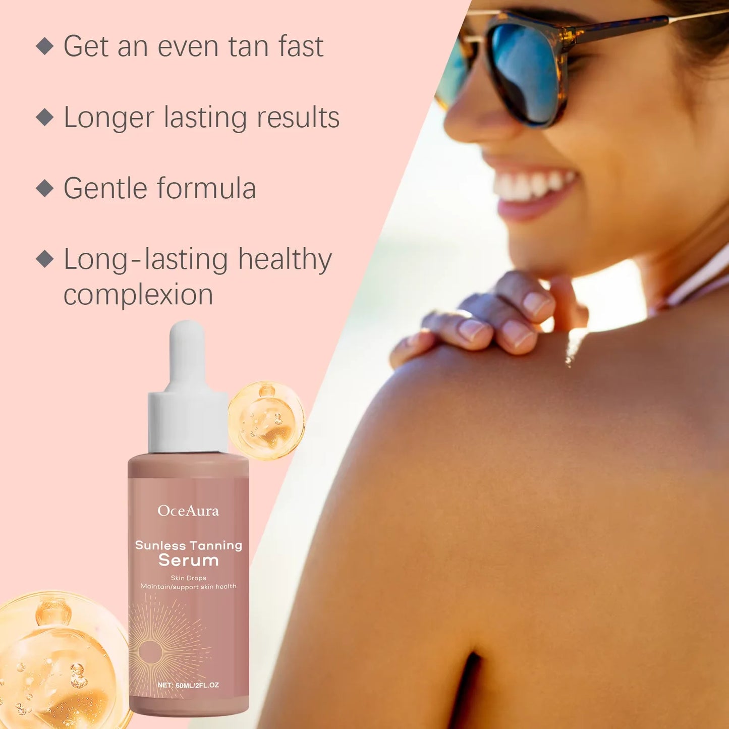 Self-Tanning Drops – Naturlig Solbränna & Melaninboost