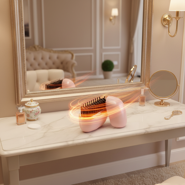 Mini Cordless Heat Brush – Perfekt Hår På Några Sekunder