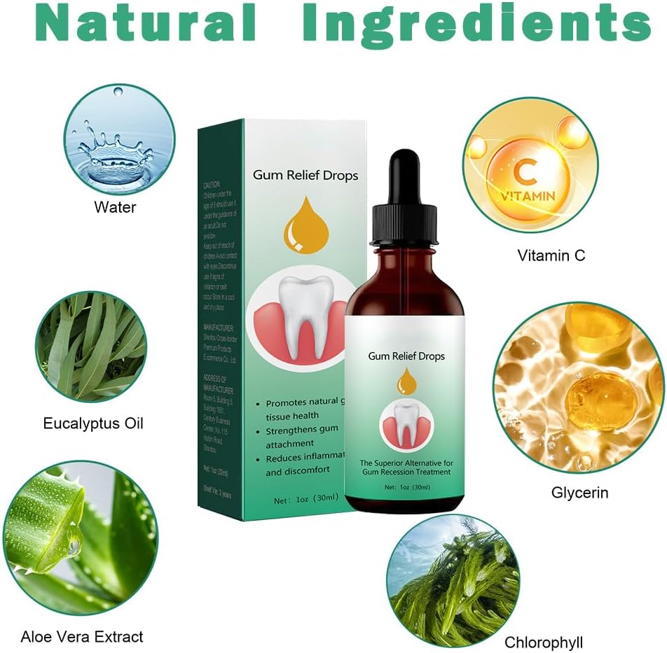 Gum Revival Drops-Återställ ditt tandkött & få ett friskare leende naturligt