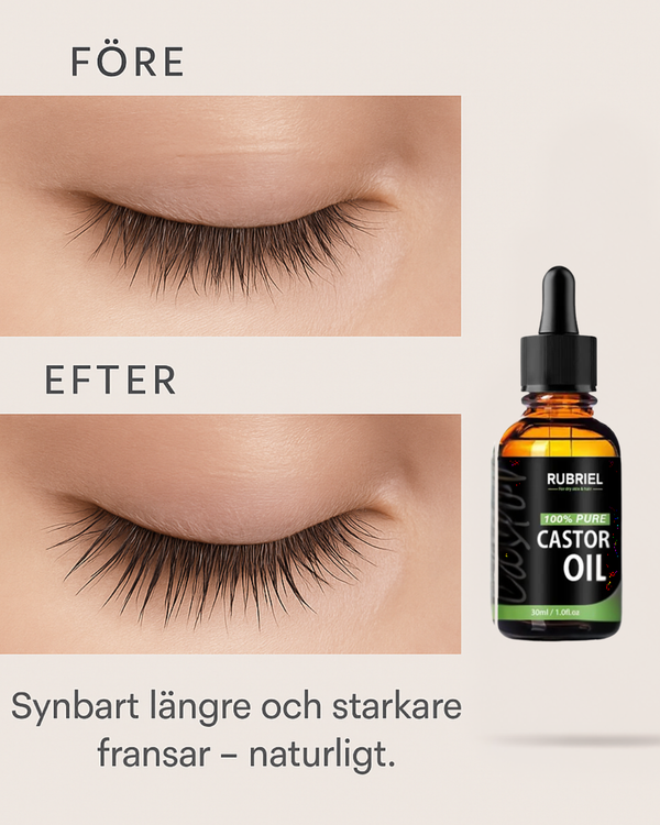 Naturligt Fransserum med Ricinolja – För Längre, Fylligare Fransar