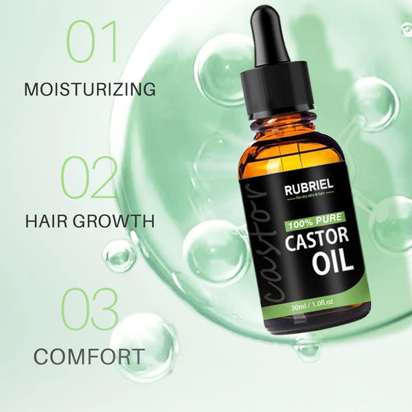 30ML Castor Oil for Eyelash Growth Serum 7 Days Natural Eyelashes and Hair Enhancer Thicker Longer Lift Makeup Eye Care Products