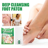 10-pack Djupverkande Detox Fotplåster – Bambu, Ingefära & Vinäger