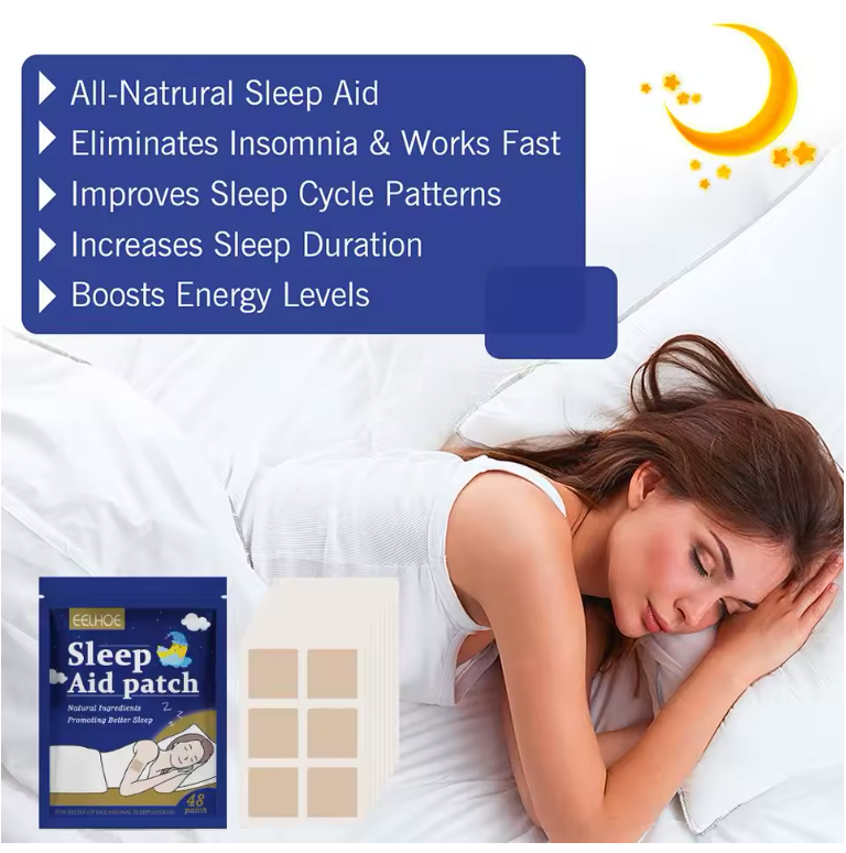 48 st Premium Sömnplåster – Naturlig behandling mot sömnlöshet, ångest & spänningar