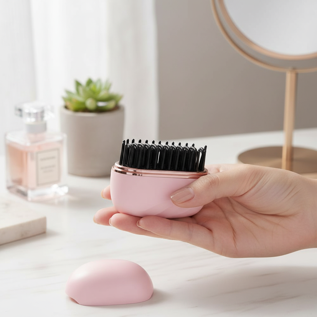 Mini Cordless Heat Brush – Perfekt Hår På Några Sekunder